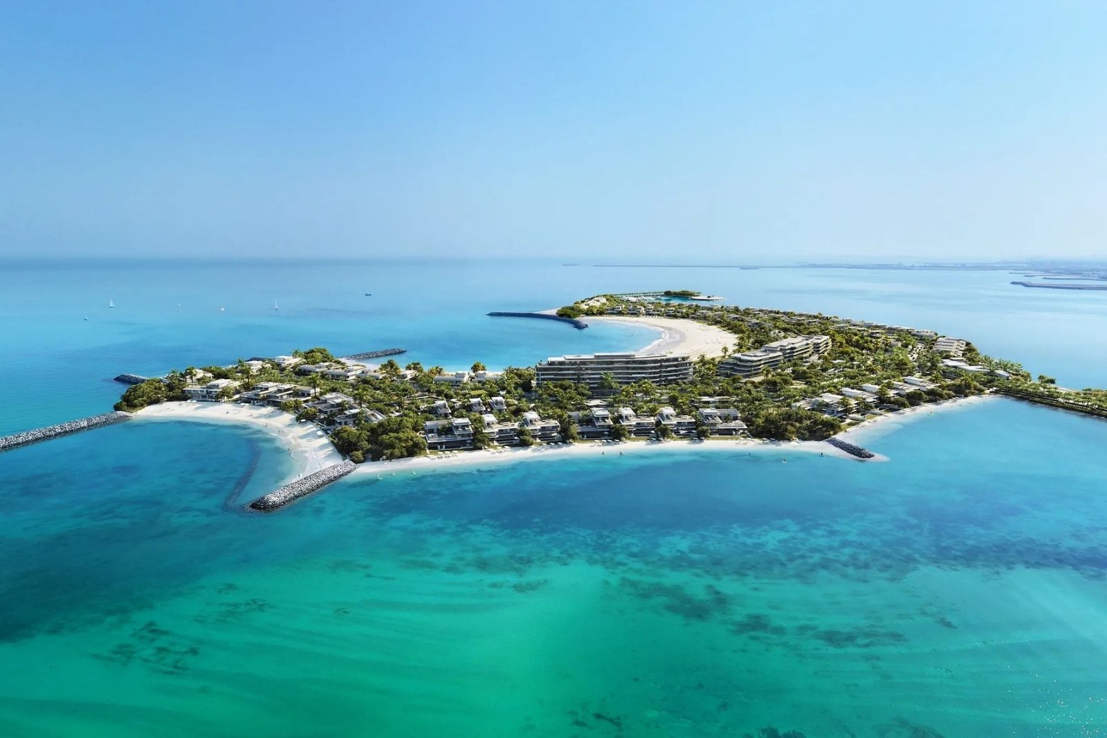 Aerial view of the SHA Emirates development