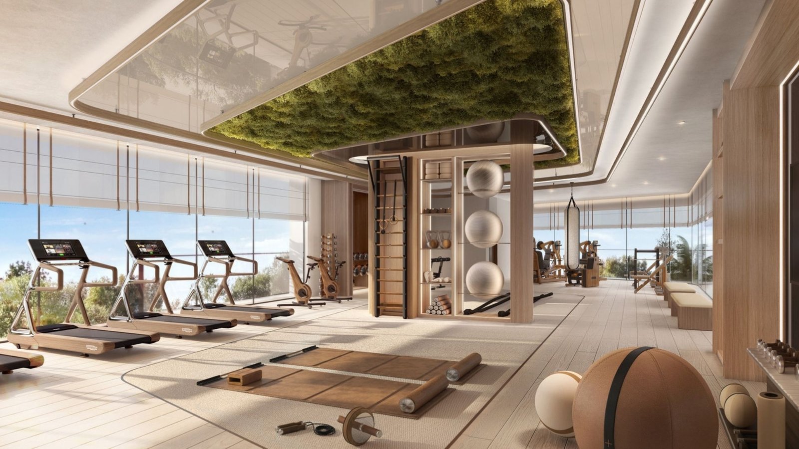 Fitness studio at SHA Emirates