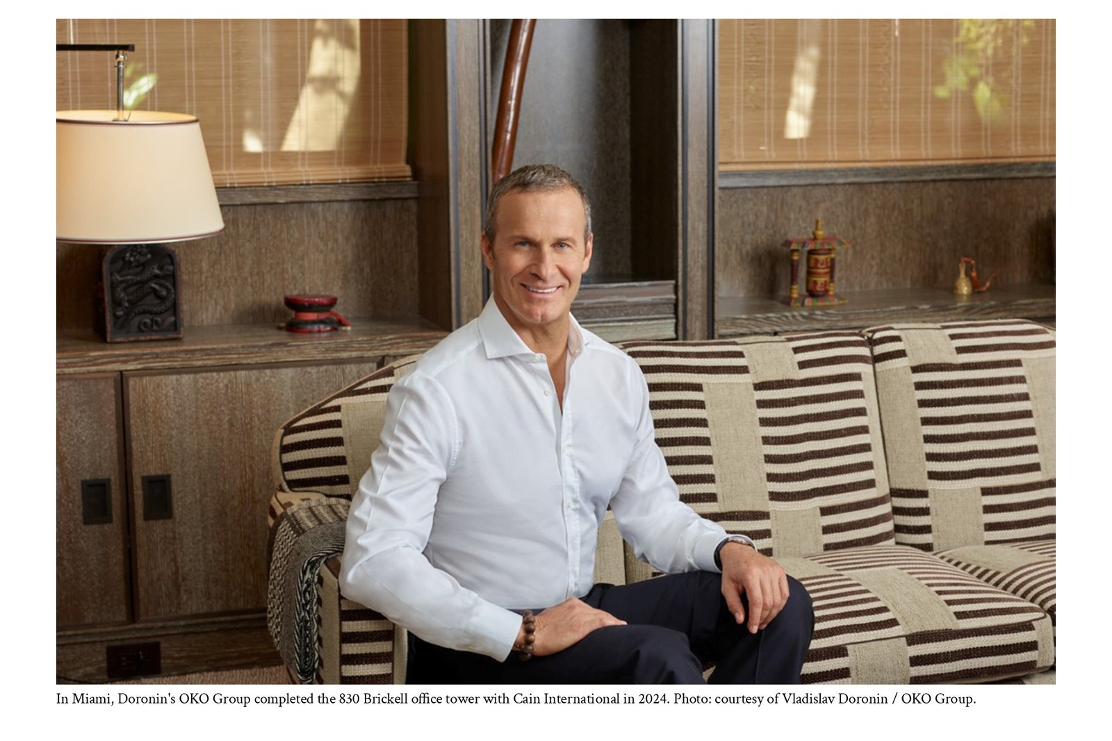 Vlad Doronin in his Miami office