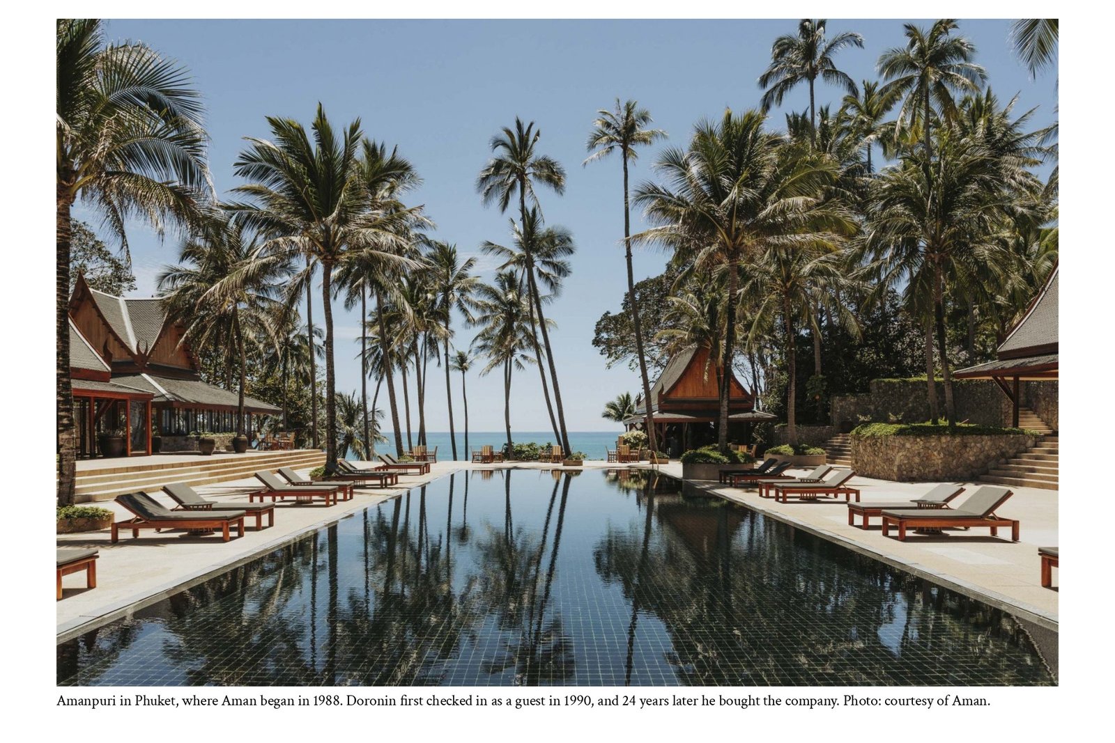 The main pool at Amanpuri, Phuket